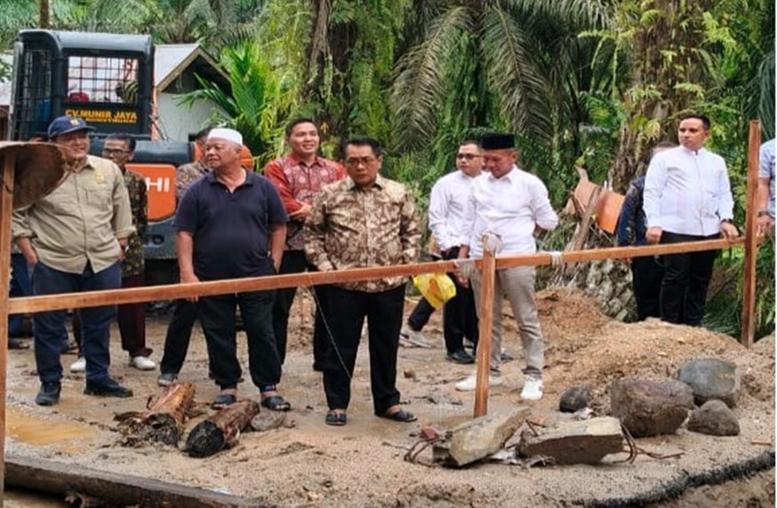 Membedah Progres Proyek Jembatan Batang Maduang, Dinanti Perantau & Warga